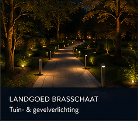 Landgoed Brasschaat lichtconcept