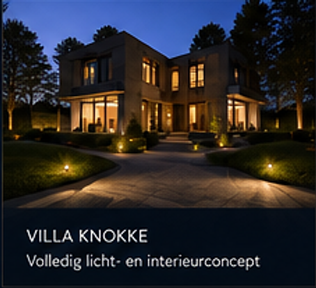 Villa Knokke lichtconcept